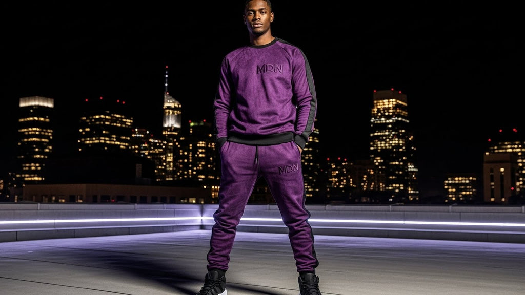 MDN Bordeaux Set to Match Jordan 40 - Men's - Front View