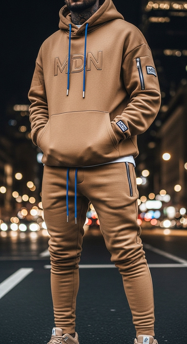 MDN H-Town Sweatsuit Mens - Full Outfit