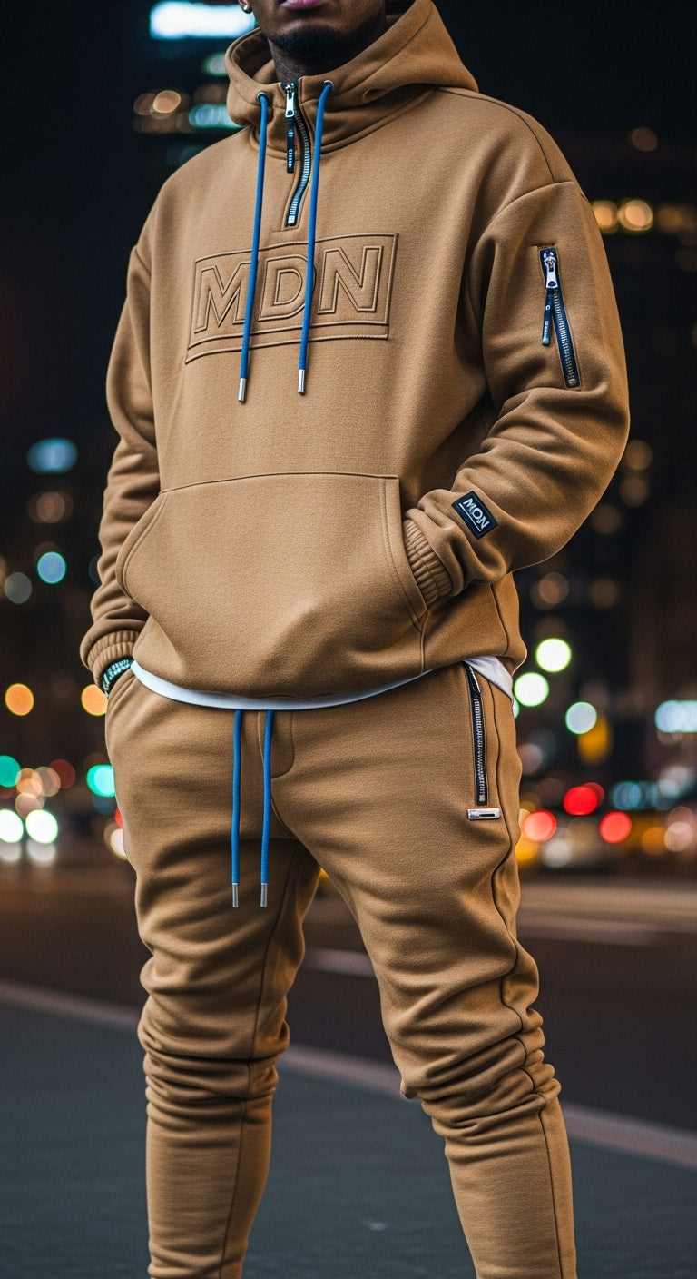 MDN H-Town Sweatsuit Mens - Detail Shot